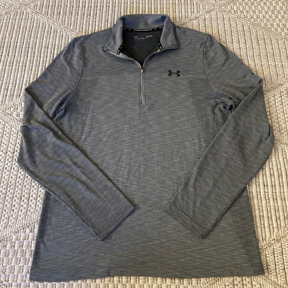 Under Armour Men's Charcoal Quarter-Zip Pullover